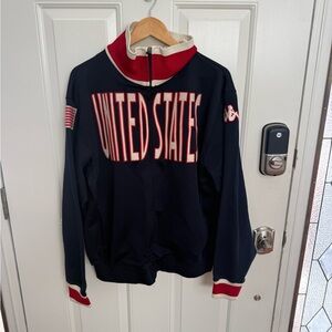 RARE Vintage Kappa United States Navy Blue Zip Up Olympics inspired